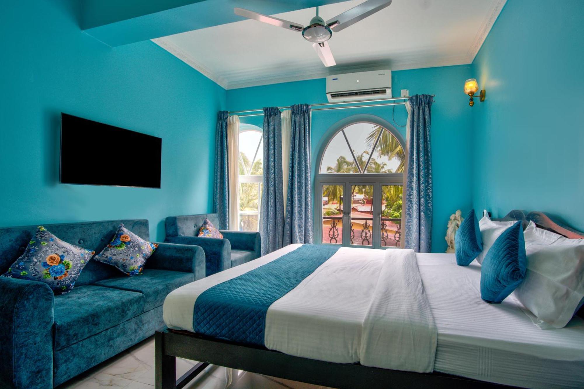 Candolim Beach White Residency Baga Bagian luar foto