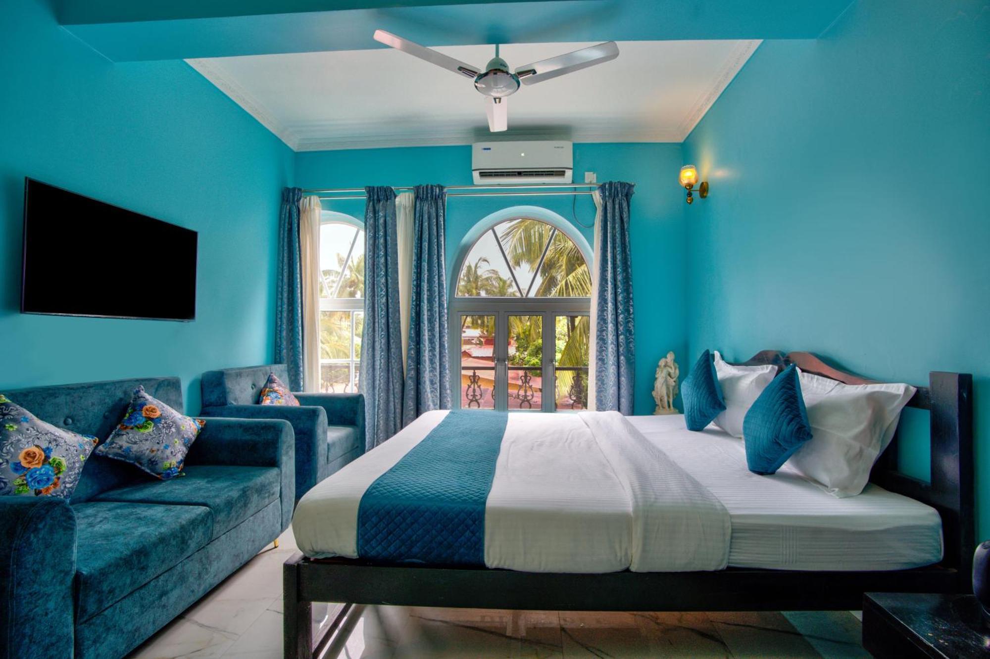 Candolim Beach White Residency Baga Bagian luar foto